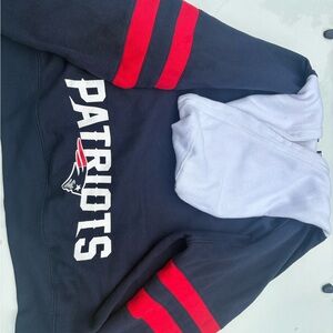 Patriots Hoodie with Red Stripes